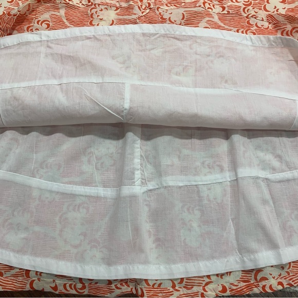 HIHO 100% Caribbean A-Line Skirt Reddish Orange Size L - Picture 4 of 5